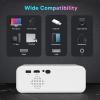 imageElectric Focus Mini Projector with 5G WiFi and Bluetooth Support FHD 1080P Smart Video Projector 12000L Portable Movie Projector with Auto Keystone Compatible with iOSAndroidTV StickHDMIPS5