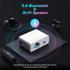 imageElectric Focus Mini Projector with 5G WiFi and Bluetooth Support FHD 1080P Smart Video Projector 12000L Portable Movie Projector with Auto Keystone Compatible with iOSAndroidTV StickHDMIPS5