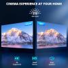 imageWireless Mini Projector with WiFi and Bluetooth 5G Portable Projector Support 4K Movie Video Projection Electric Focus 350ANSI Phone Projector Home and Outdoor Cinema with HDMI Cable