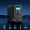 imageWireless Mini Projector with WiFi and Bluetooth 5G Portable Projector Support 4K Movie Video Projection Electric Focus 350ANSI Phone Projector Home and Outdoor Cinema with HDMI Cable