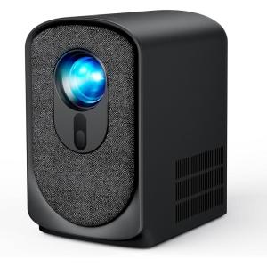 imageWireless Mini Projector with WiFi and Bluetooth 5G Portable Projector Support 4K Movie Video Projection Electric Focus 350ANSI Phone Projector Home and Outdoor Cinema with HDMI Cable