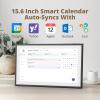 imageDragon Touch 156quot Digital Calendar Chore Chart  1080P Full HD Interactive Touchscreen Smart Family Planner Hearth Display Digital Calendar Wall ampamp Desk Mountable for Seamless Scheduling Black156 inch