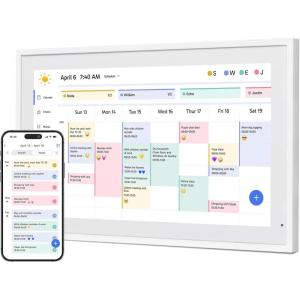 image101quot Digital Calendar Chore Chart  1080P Full HD Interactive Touchscreen Smart Family Planner Hearth Display Digital Wall ampamp Desk Mountable for Seamless Scheduling215W x 13H