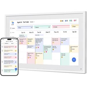 image101quot Digital Calendar Chore Chart  1080P Full HD Interactive Touchscreen Smart Family Planner Hearth Display Digital Wall ampamp Desk Mountable for Seamless Scheduling115W x 201H