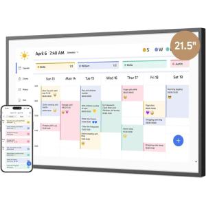 imageDragon Touch 156quot Digital Calendar Chore Chart  1080P Full HD Interactive Touchscreen Smart Family Planner Hearth Display Digital Calendar Wall ampamp Desk Mountable for Seamless Scheduling Black215 inch