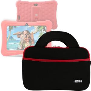 image7quot Tablet Sleeve Bag  Compatible for Dragon Touch MatrixPad Z1 Kids Tablet iPad Mini Galaxy Tab A 80  Accessory Pocket  BlackBlack