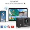 imageDragon Touch 4K30FPS Action Camera Vision 3 20MP 100FT Underwater Camera 170 Wide Angle WiFi Sports Waterproof Cam with Remote 2 Batteries and Mounting Accessories KitVision3 Pro