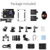 imageDragon Touch 4K30FPS Action Camera Vision 3 20MP 100FT Underwater Camera 170 Wide Angle WiFi Sports Waterproof Cam with Remote 2 Batteries and Mounting Accessories KitVision3 Pro