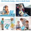 imageDragon Touch Kids Tablet 10 inch IPS HD Display Android Tablets with 32GB Storage 2GB RAM Quad Core Processor KIDOZ PreInstalled KidProof Case Shoulder Strap and Stylus WiFi Only  BlueBlue