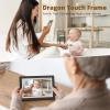 imageDragon Touch Large Digital Picture Frame 215 inch Screen WiFi Digital Photo Frame Display 32GB Storage AutoRotate Share Photos via App Email Cloud Classic 21Not TouchscreenBlack wood