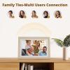 imageDragon Touch Large Digital Picture Frame 215 inch Screen WiFi Digital Photo Frame Display 32GB Storage AutoRotate Share Photos via App Email Cloud Classic 21Not TouchscreenWhite wood