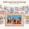 imageDragon Touch Large Digital Picture Frame 215 inch Screen WiFi Digital Photo Frame Display 32GB Storage AutoRotate Share Photos via App Email Cloud Classic 21Not Touchscreenwood