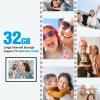 imageDragon Touch Large Digital Picture Frame 215 inch Screen WiFi Digital Photo Frame Display 32GB Storage AutoRotate Share Photos via App Email Cloud Classic 21Not Touchscreen43 black