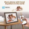 imageDragon Touch Large Digital Picture Frame 215 inch Screen WiFi Digital Photo Frame Display 32GB Storage AutoRotate Share Photos via App Email Cloud Classic 21Not TouchscreenWalnut wood