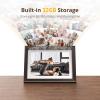 imageDragon Touch Large Digital Picture Frame 215 inch Screen WiFi Digital Photo Frame Display 32GB Storage AutoRotate Share Photos via App Email Cloud Classic 21Not Touchscreenchoco brown