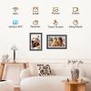 imageDragon Touch Large Digital Picture Frame 215 inch Screen WiFi Digital Photo Frame Display 32GB Storage AutoRotate Share Photos via App Email Cloud Classic 21Not TouchscreenBlack wood