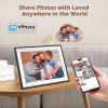 imageDragon Touch Large Digital Picture Frame 215 inch Screen WiFi Digital Photo Frame Display 32GB Storage AutoRotate Share Photos via App Email Cloud Classic 21Not TouchscreenBlack Border