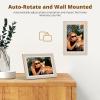 imageDragon Touch Large Digital Picture Frame 215 inch Screen WiFi Digital Photo Frame Display 32GB Storage AutoRotate Share Photos via App Email Cloud Classic 21Not TouchscreenWhite wood