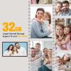 imageDragon Touch Large Digital Picture Frame 215 inch Screen WiFi Digital Photo Frame Display 32GB Storage AutoRotate Share Photos via App Email Cloud Classic 21Not TouchscreenWalnut