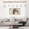 imageDragon Touch Large Digital Picture Frame 215 inch Screen WiFi Digital Photo Frame Display 32GB Storage AutoRotate Share Photos via App Email Cloud Classic 21Not Touchscreen215 inchWood