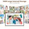 imageDragon Touch Large Digital Picture Frame 215 inch Screen WiFi Digital Photo Frame Display 32GB Storage AutoRotate Share Photos via App Email Cloud Classic 21Not TouchscreenBlack 2 Pack