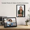 imageDragon Touch Large Digital Picture Frame 215 inch Screen WiFi Digital Photo Frame Display 32GB Storage AutoRotate Share Photos via App Email Cloud Classic 21Not TouchscreenBlack