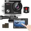 imageDragon Touch 4K30FPS Action Camera Vision 3 20MP 100FT Underwater Camera 170 Wide Angle WiFi Sports Waterproof Cam with Remote 2 Batteries and Mounting Accessories KitVision3 Pro