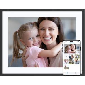 imageDragon Touch Large Digital Picture Frame 215 inch Screen WiFi Digital Photo Frame Display 32GB Storage AutoRotate Share Photos via App Email Cloud Classic 21Not Touchscreen43 black