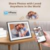 imageDragon Touch Digital Picture Frame  101 inch IPS Touch Screen WiFi Digital Photo Frame Display 16GB Storage AutoRotate Share Photos via App