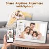 imageDragon Touch Digital Picture Frame  156 Inch WiFi Large Digital Photo Frame with 32GB Storage FHD Touch Screen Easy Setup to Share Photos or Videos Remotely via Vphoto App from Anywhereblack156