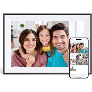 imageDragon Touch Digital Picture Frame  101 inch IPS Touch Screen WiFi Digital Photo Frame Display 16GB Storage AutoRotate Share Photos via App
