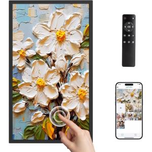 imageDragon Touch Digital Picture Frame  156 Inch WiFi Large Digital Photo Frame with 32GB Storage FHD Touch Screen Easy Setup to Share Photos or Videos Remotely via Vphoto App from Anywhere215 Inch Black