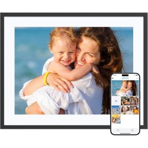 imageDragon Touch Digital Picture Frame  156 Inch WiFi Large Digital Photo Frame with 32GB Storage FHD Touch Screen Easy Setup to Share Photos or Videos Remotely via Vphoto App from Anywhere167 Inch Black